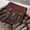 Mini Mini Leather Satchel with front pocket