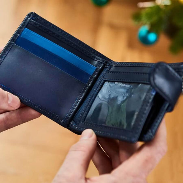 3-Colour Leather Wallet With RID
