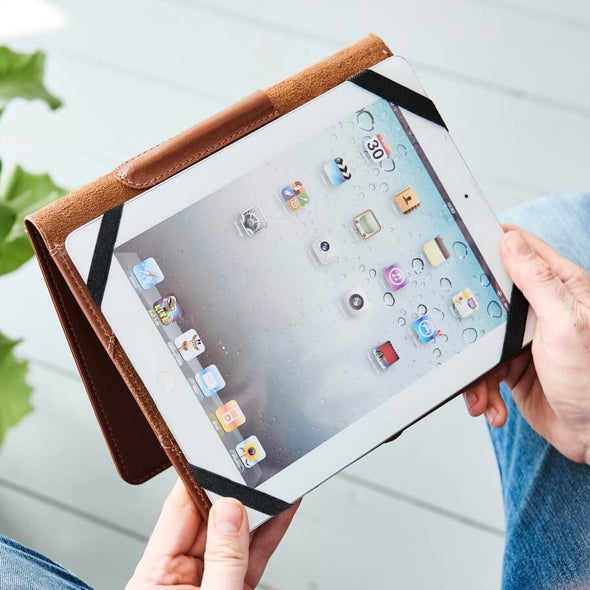 Leather iPad Cover Organiser