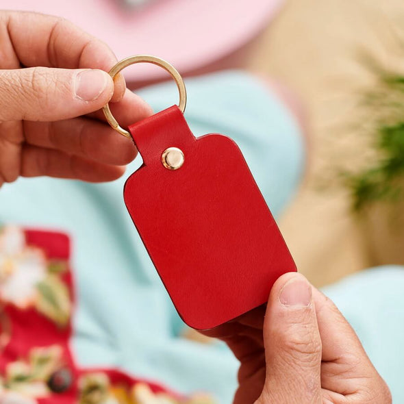 Luxury Leather Key Ring