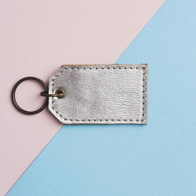 Anniversary present keyring embossed