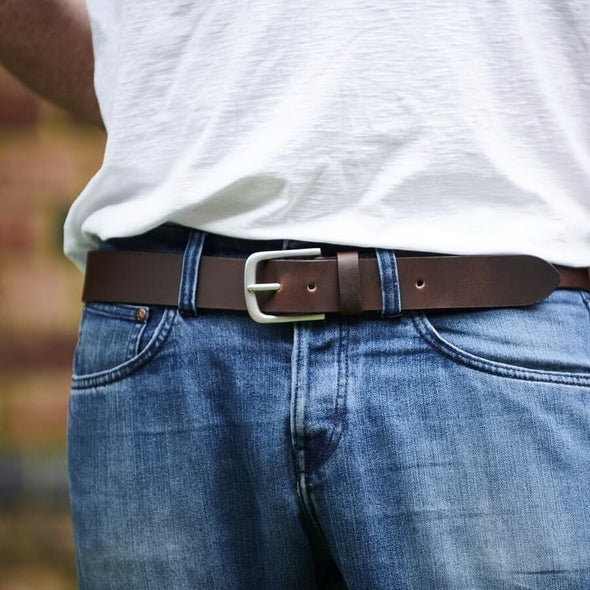 Personalised Mens Leather Belt