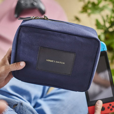 Canvas and Leather Nintendo Switch Case