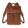 Metalic backpack-vida-vintage leather rolltopleatherbackpack