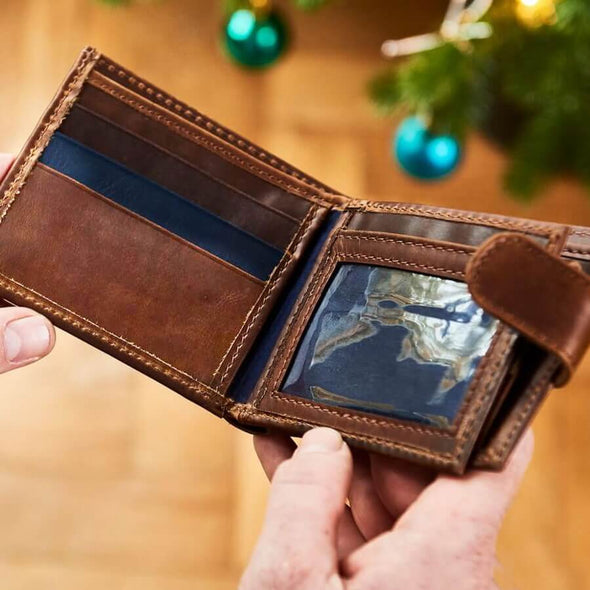 3-Colour Leather Wallet With RID