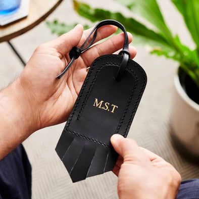 Personalised Luggage Tag With Tassels