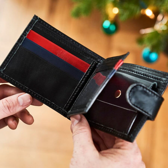 3-Colour Leather Wallet With RID