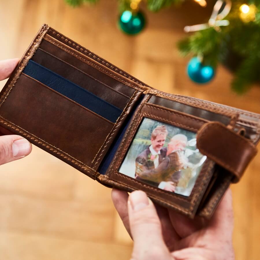 3-Colour Leather Wallet With RFID