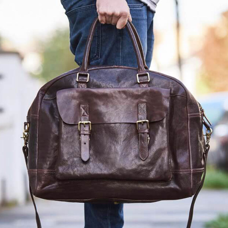 Leather Duffle Bags & Travel Bags for Men