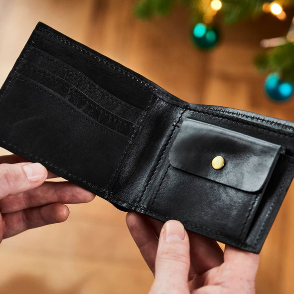 Wave Leather Coin Wallet