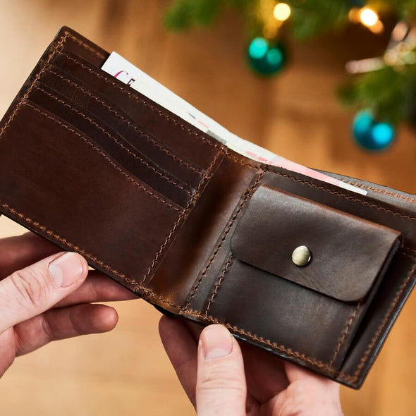 Wave Leather Coin Wallet