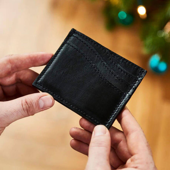 Wave Leather Credit Card Holder