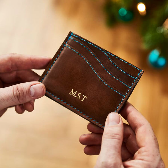 Wave Leather Credit Card Holder