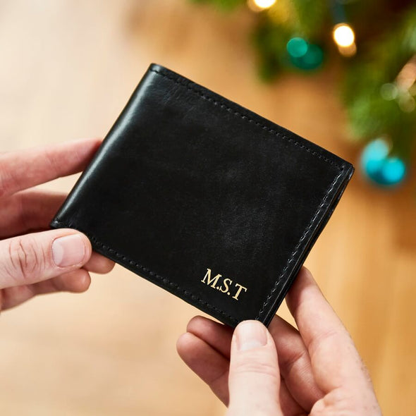Secret Message Card Wallet With Contrast Stitch